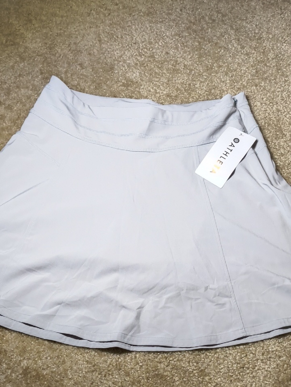 Athleta Light Gray Skater Skort Size 6 T26